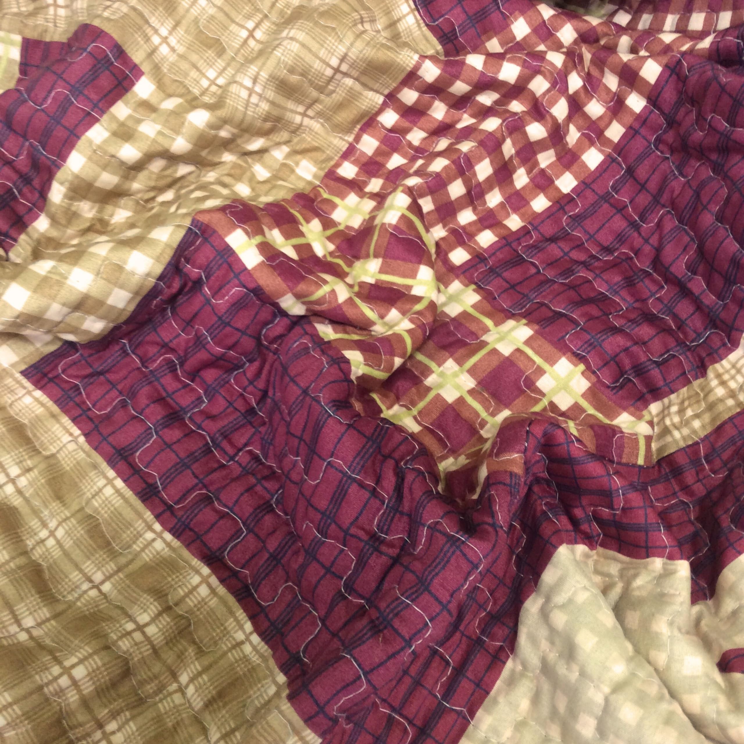 2 Piece Full/Queen Lodge Quilt Bedding Set - Rustic Country Reversible Comforter Set