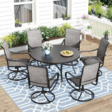Outdoor Patio Dining Set for 6, Outdoor Furniture Set