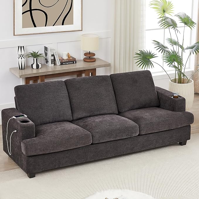 89" Sofa, Comfy Sofa Couch with Extra Deep Seats