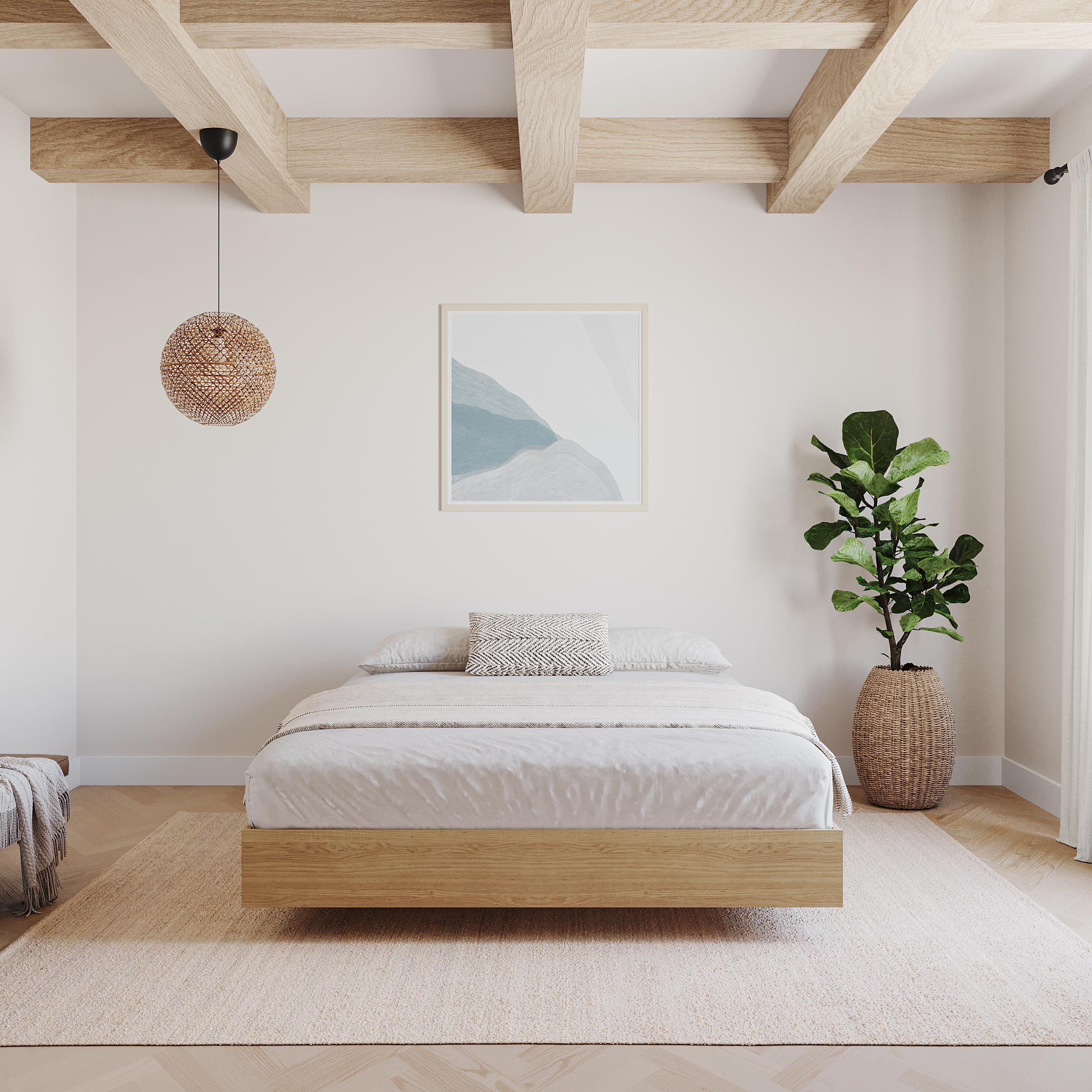 Nordik Queen Size Platform Bed
