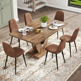 ANLY5-CAP-LC 5 Piece Kitchen Set Includes a Round Room Table with Pedestal and