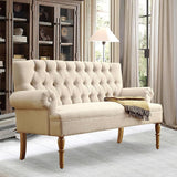 Drennan Loveseat - Sofa for Living Room, Linen, Ash