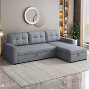 Sleeper Sofa Couch with Pull Out Bed,L Shaped Sleeper Sofa