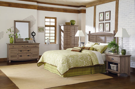 Harbor View Storage Pantry Cabinet, L: 35.43" x W: 16.73" x H: 61.02"