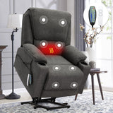 Power Lift Recliner Chair with Massage and Heat for Elderly, Recliner Chairs for Adults