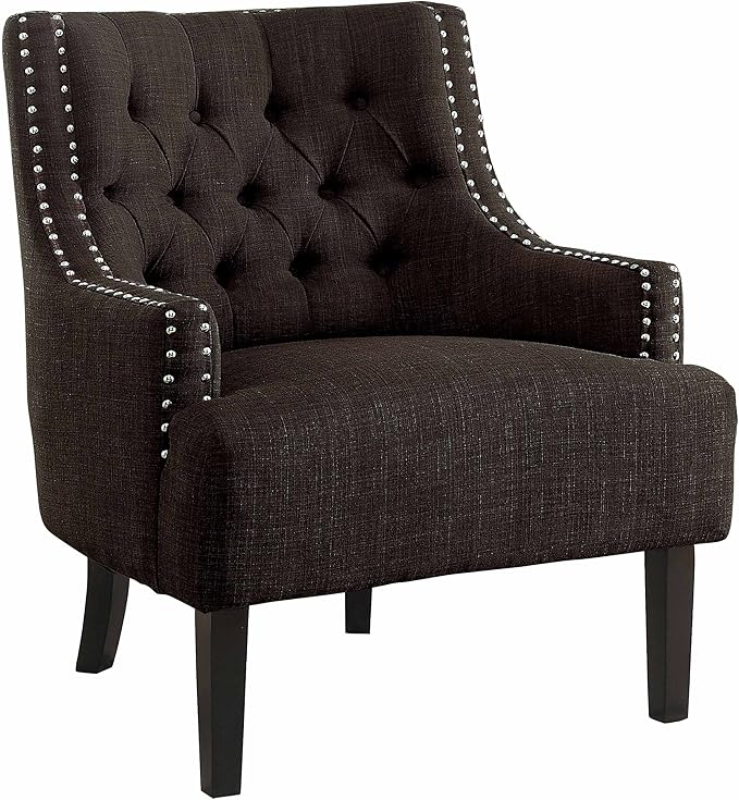 Charisma Fabric Accent Chair, Taupe