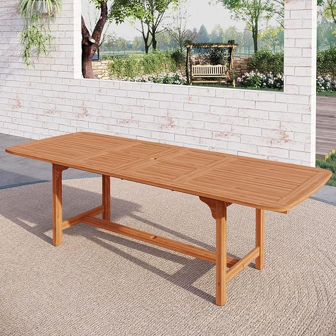 Patio Outdoor Table and Chairs Set, Patio Dining Sets for 6-8