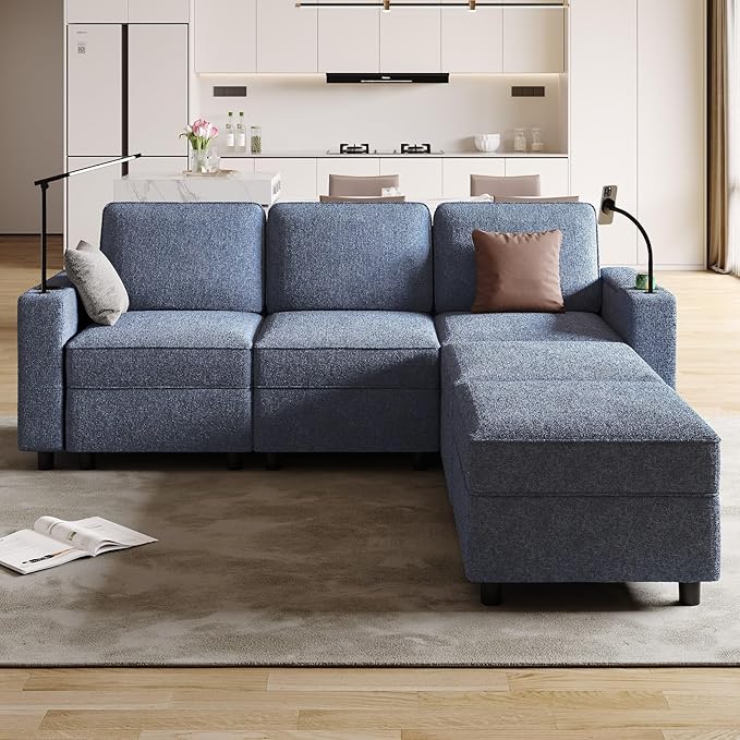 Modular Sectional Sofa,Multifunctional Single Sofa for Living Room with Storage