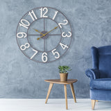 Large Wall Clock for Living Room Decor - Wall Clock for Kitchen - 24 inch (60 CM) Wall Clock Decorative