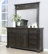 Farson Wood Panel Bed, Dresser, Mirror, Nightstand,