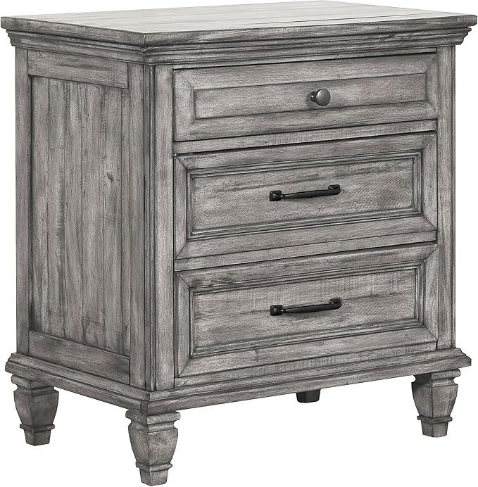 Avenue Nightstand, Weathered Grey