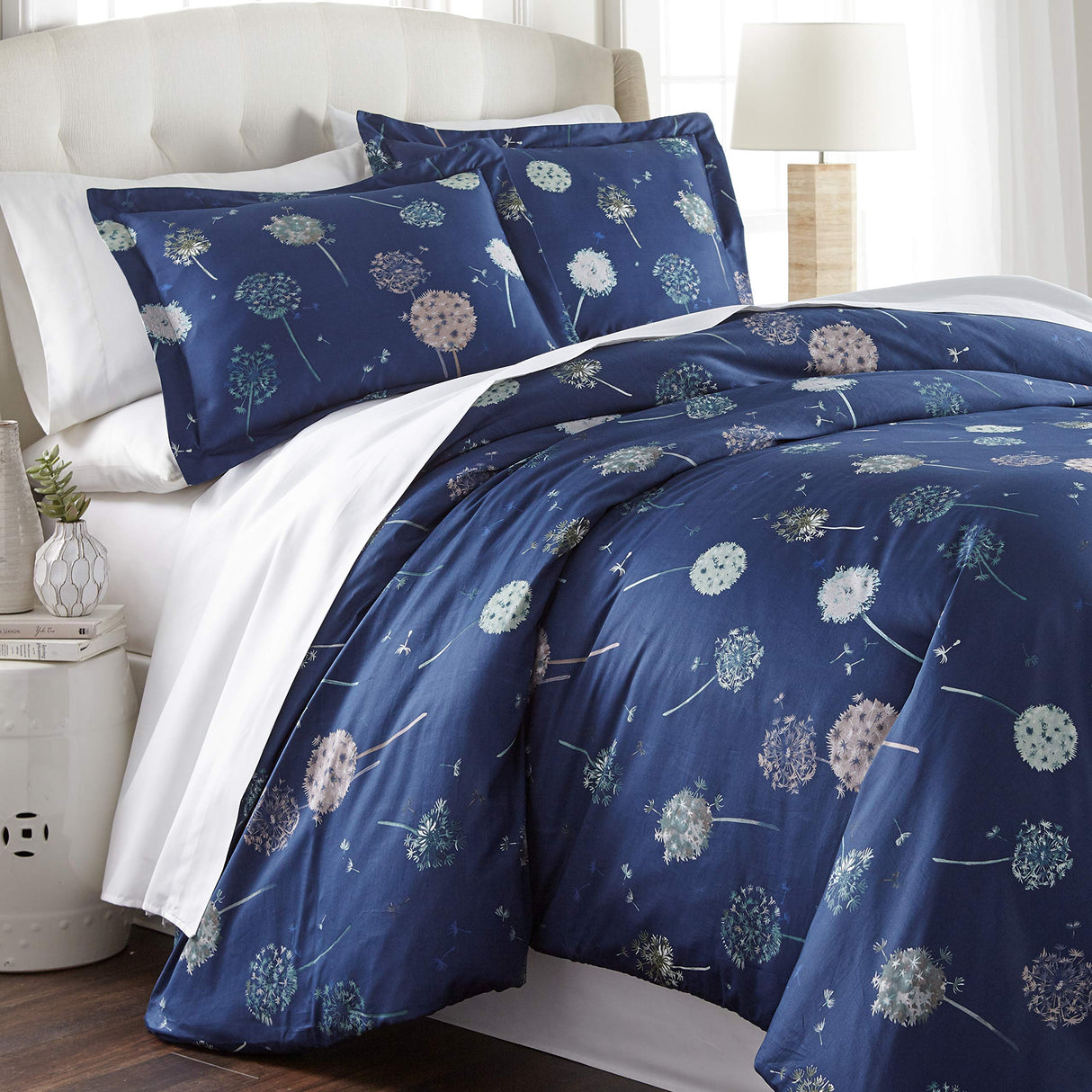 100% Cotton Duvet Cover King Size - Soft Duvet Cover King, 300 Thread Count