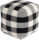 Handmade & Handcrafted Comfortable Home Décor Pouf Ottoman Footrest for Living Room, Bedroom,