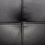 Genesis Sectional Sofa L-Shape-PU Leather, Left Facing, Black