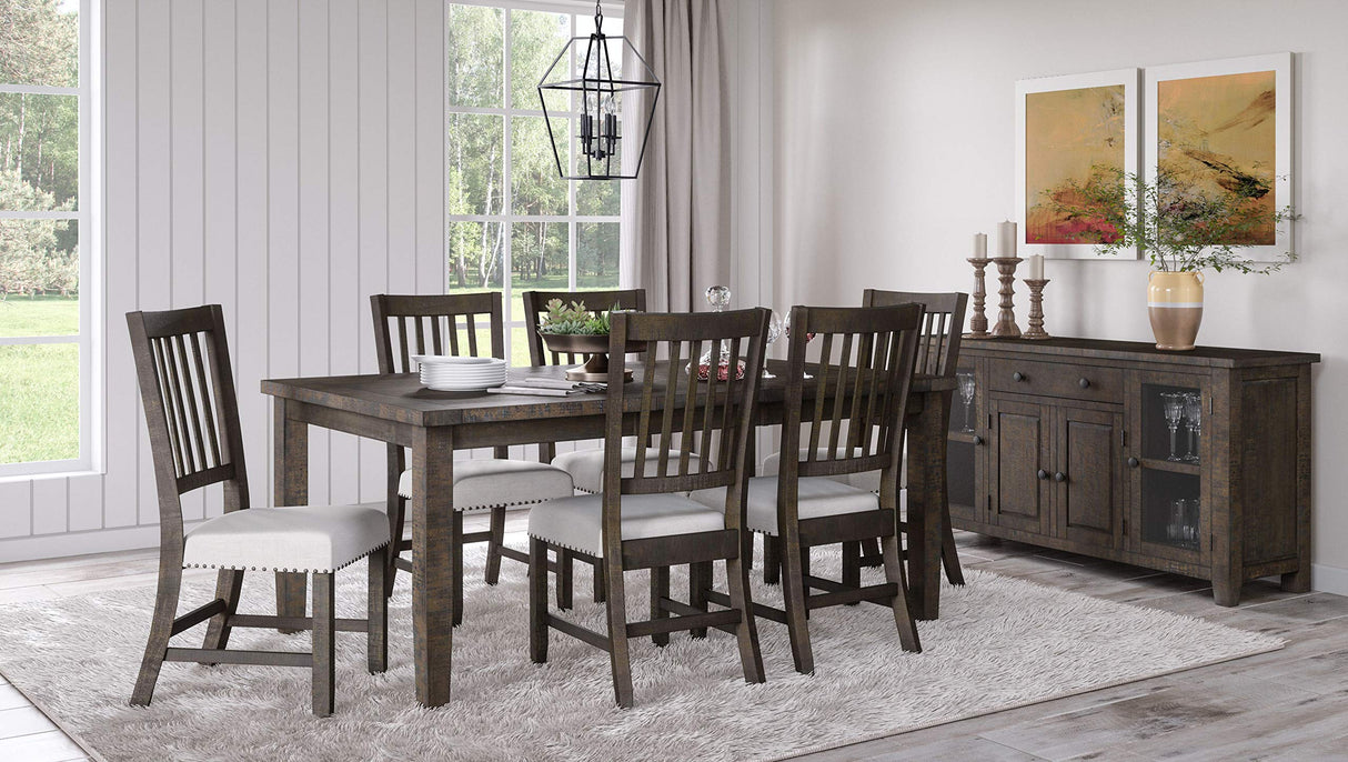 Willow Creek Solid Pine 78" Extension Dining Table