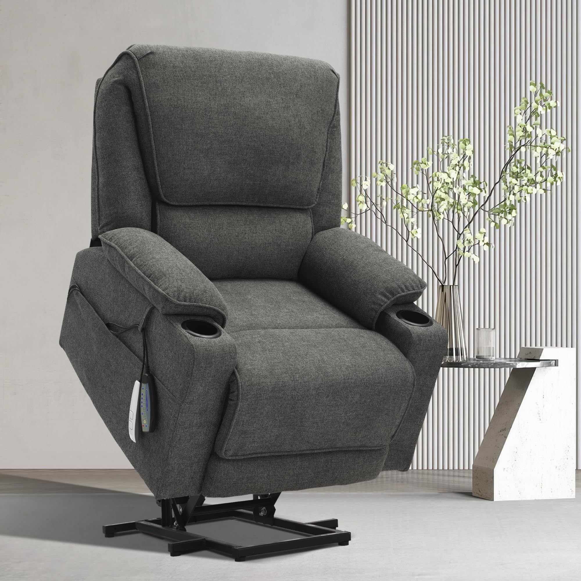 Lift Recliner Chair for Elderly, Recliner Chairs with Massager and Heat, Electric Power
