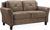 Solutions Harrington Loveseat, Dark Grey