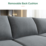 Modular Sectional Sofa U Shaped Sectional Couch with Reversible Chaise Modular Couch