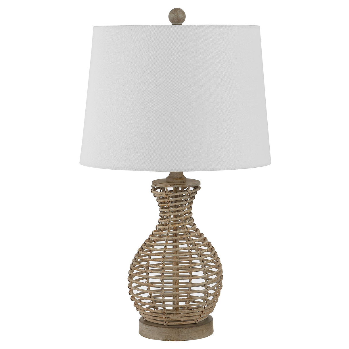 Lighting Collection Flora Farmhouse Rustic Coastal Natural Seagrass 24-inch Bedroom