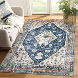 Machine Washable Area Rugs for Bedroom Aesthetic, 4x6 Soft Non Slip Living Room Rug