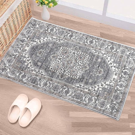 Machine Washable Rug 8x10 Area Rugs for Living Room Large Boho Bedroom Vintage