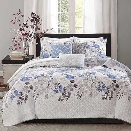 Luna Quilt Modern Classic Design All Season, Breathable Coverlet Lightweight