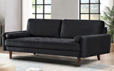 Velvet 70" Sofa Couch, Iconic Mid-Century Style Living Room Furniture with Contemporary Silhouette,