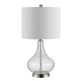 Lighting Collection Brooks Clear Glass 24-inch Bedroom Living Room Home Office