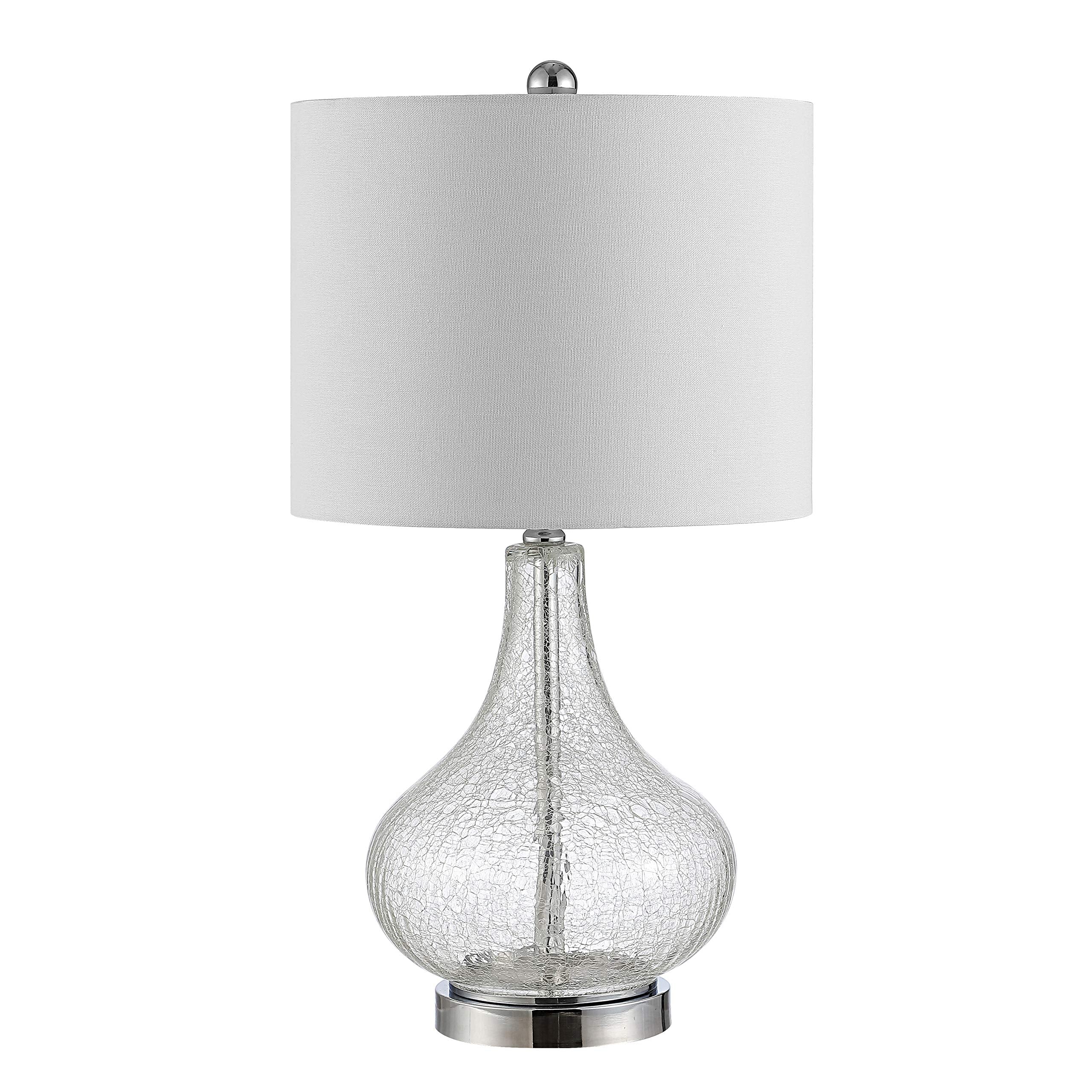 Lighting Collection Brooks Clear Glass 24-inch Bedroom Living Room Home Office