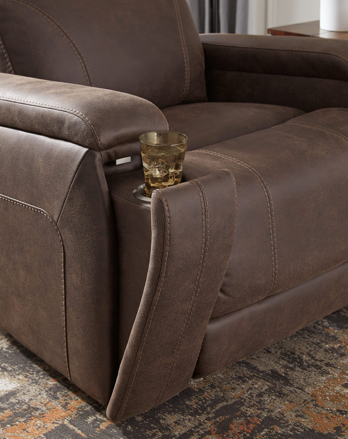 Rowlett Power Recliner, Brown