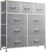 9-Drawer Dresser, Fabric Storage Tower for Bedroom, Entryway, Closet,