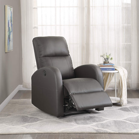 Plamondon Power Reclining Chair, Brown