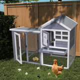 Chicken Coop Cage, Large Hen House with Run Outdoor Poultry Cage for 8-10 Chickens, Super Large (XX-Large)