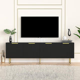 TV Stand for 75 Inch TV, Entertainment Center with Storage