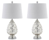 JYL1076A-SET2 Set of 2 Table Lamps Artichoke 25.5" Glass LED Table Lamp