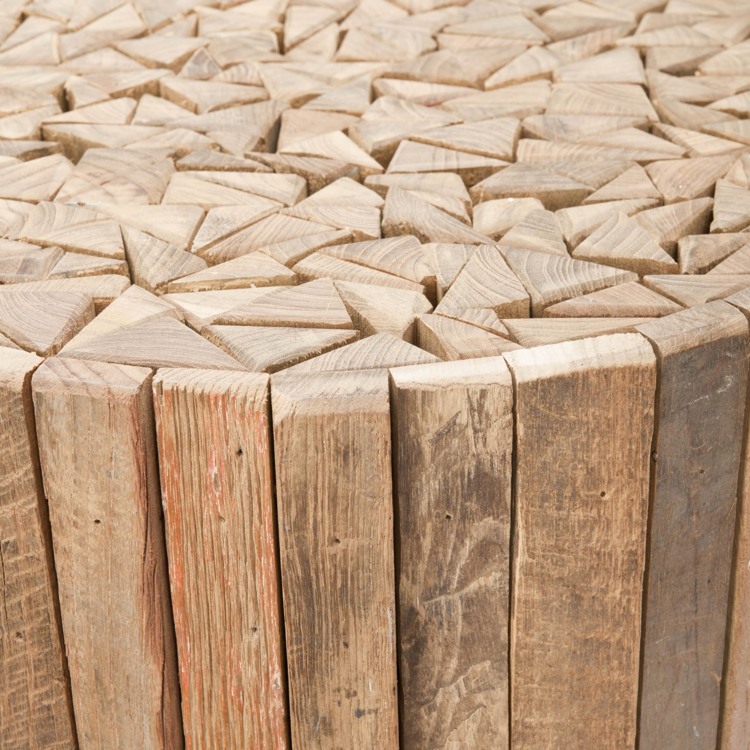 Richmond Round End Table, Natural