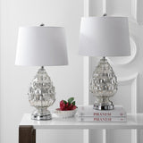 JYL1076A-SET2 Set of 2 Table Lamps Artichoke 25.5" Glass LED Table Lamp