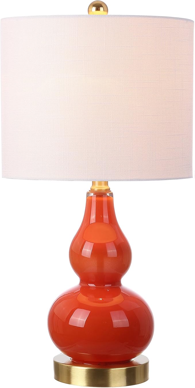 JYL1028F Anya 20.5" Mini Glass LED Table Lamp, Transitional, Glam, Midcentury, Modern,