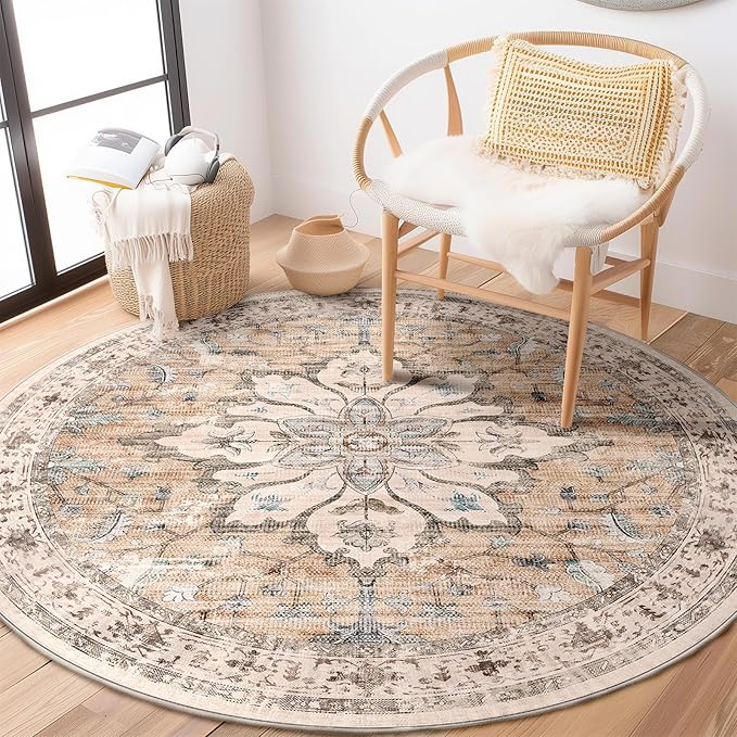Area Rugs 5x7, Washable Rug, Non-Slip, Rugs for Living Room, Kitchen Rugs, Rugs