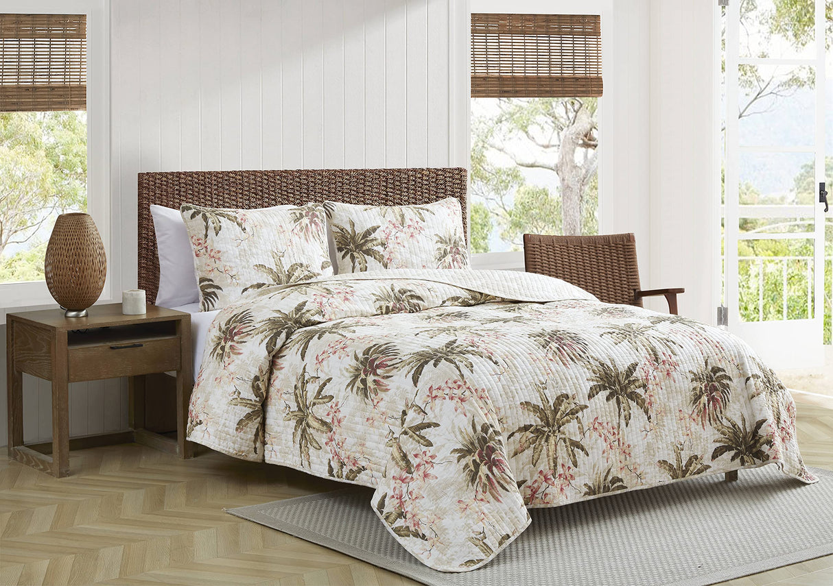 Quilt Set, Reversible Cotton Bedding with Matching Shams