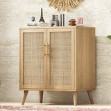 Cabinet with 2 Doors, Bathroom Floor Cabinet, Modern Sideboard Buffet Cabinet, Accent