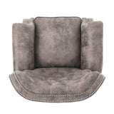 Christopher Knight Home Waldo Tufted Wingback Recliner Chair(Warm Stone).