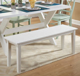 Tiffany Bench, White