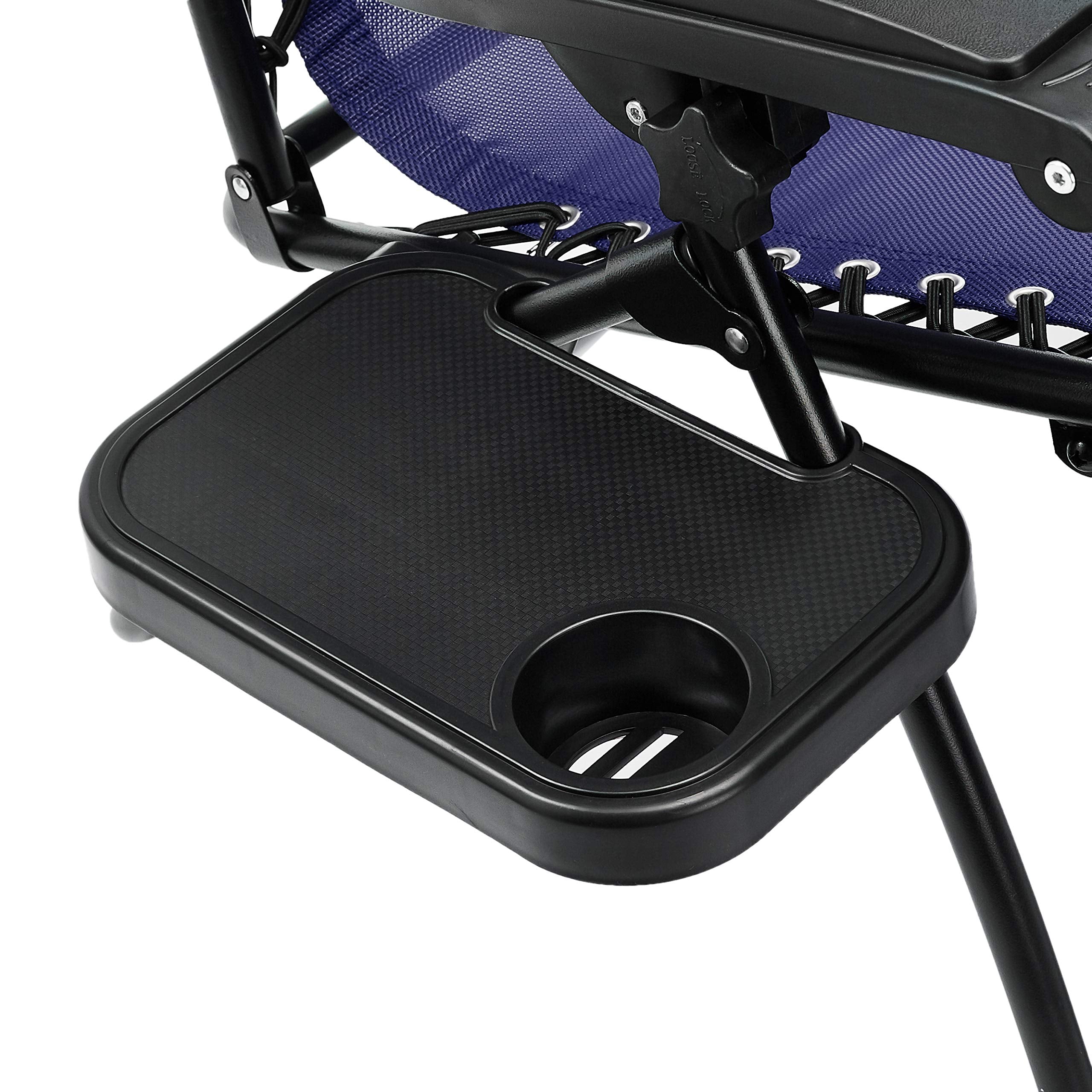 ChillFold Zero Gravity Chairs with Headrest, Cup Holder & Table Set