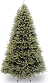 Pre-Lit 'Feel Real' Artificial Full Downswept Christmas Tree, Green, Douglas Fir