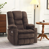 Large Dual Motor Power Lift Recliner Chair with Massage and Dual Heating, Adjustable