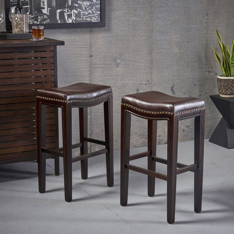 Christopher Knight Home Avondale Backless Bar Stools,12"D x 18.13"W x 30"H, 2-Pcs Set