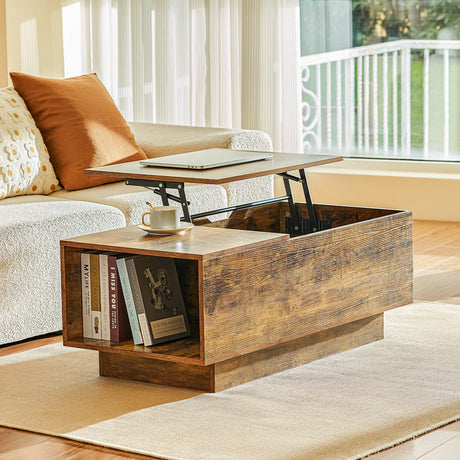 Lift Top Coffee Table for Living Room, Coffee Table with Storage for Modern Home Decor