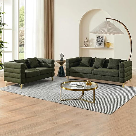 Luxury Teddy Sofa Set for Living Room, Modern Decor Furniture Sectional Sofa