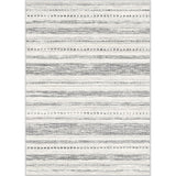 EISUROM 9x12 Large Area Rug: Soft Ultra Thin Machine Washable Farmhouse Area Rugs for Living Room Non-Slip Neutral Modern Geometric Indoor Floor Carpet for Bedroom Under Dinning Table Beige/Grey